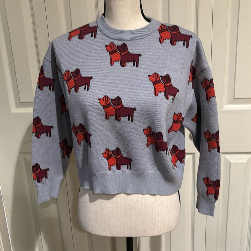 Free People Find Me Now pullover dog sweater